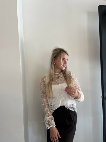 Veere top cr&egrave;me